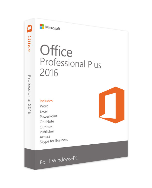 Microsoft Office 2016 Professional Plus (Bind)